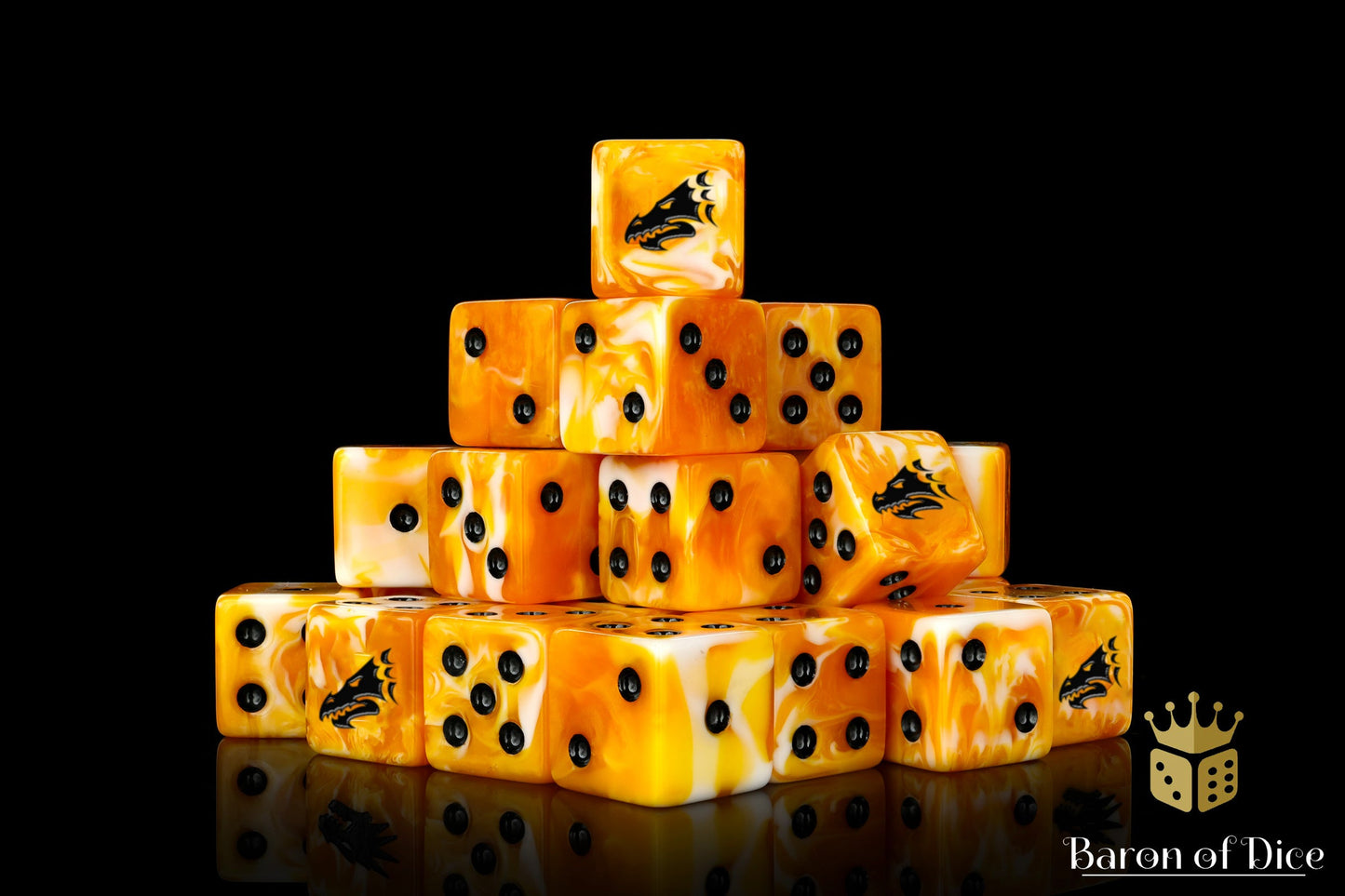 Fire Drake 16Mm Dice