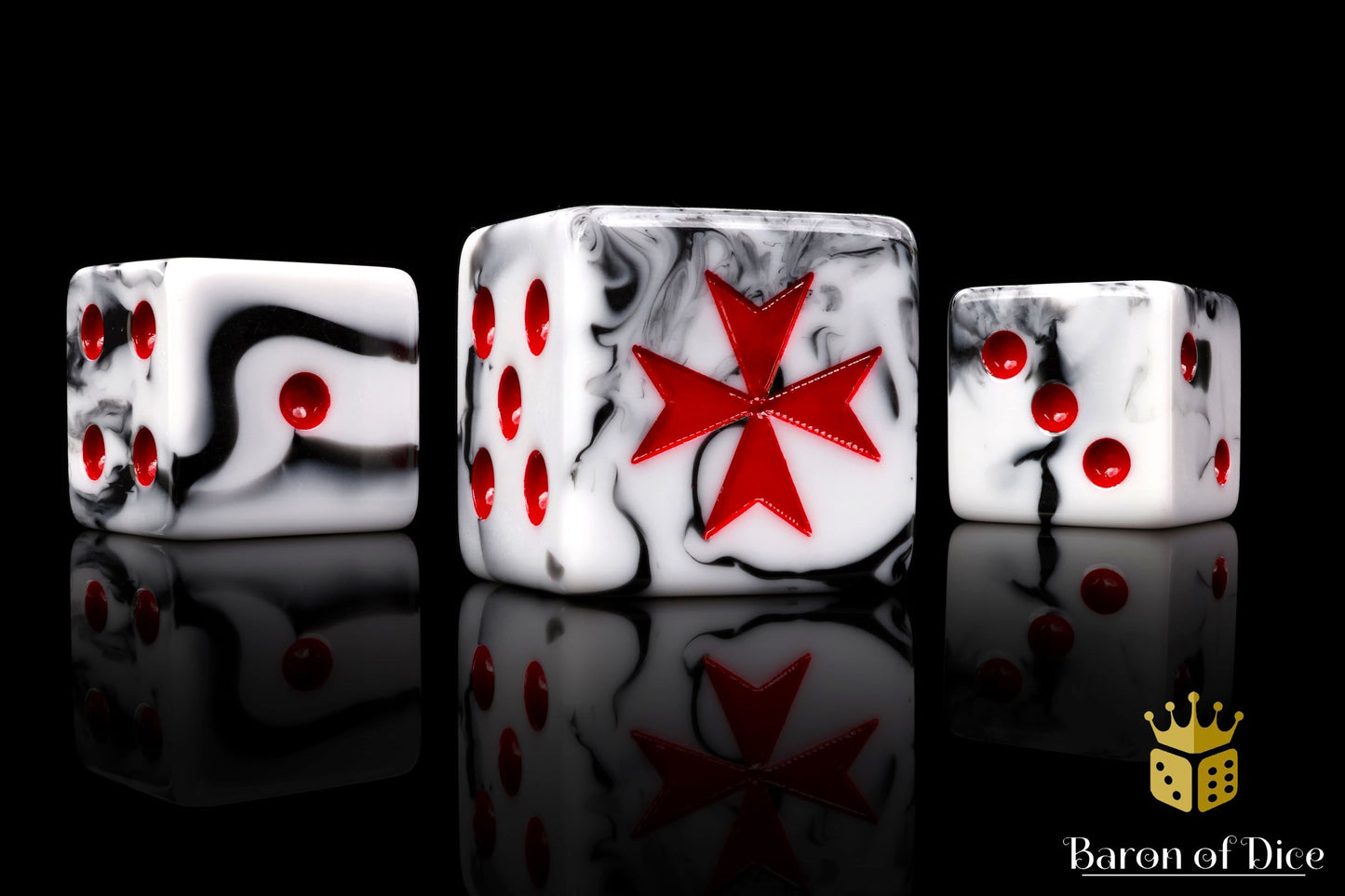 Knight Templar, Red, Dice