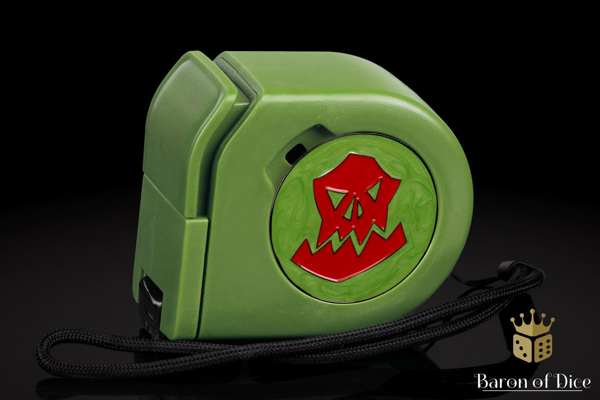 Wargaming Tape Measure | Baron's Coin™ Compatible | Orc | Red