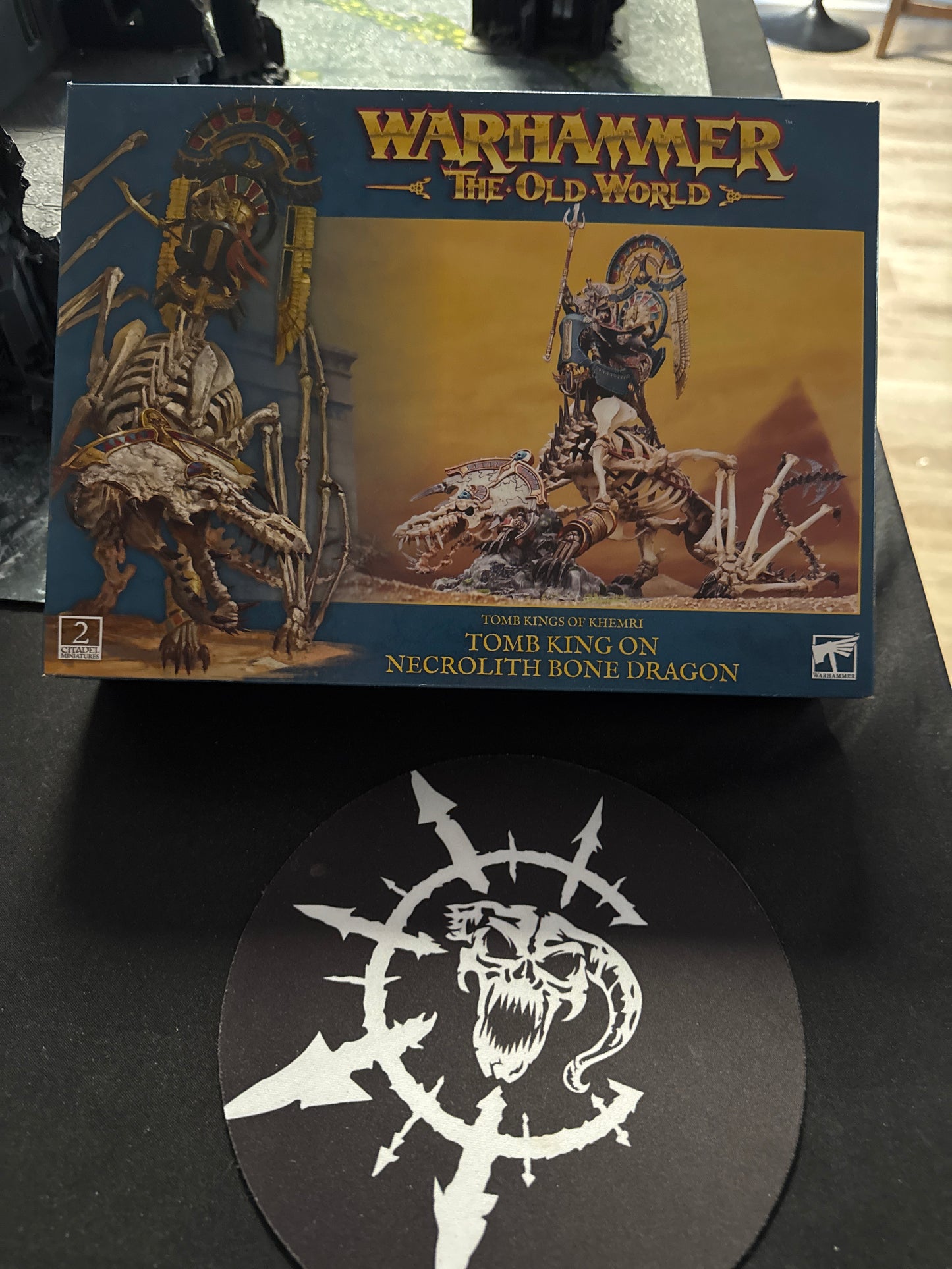 Tomb Kings Of Khemri: Tomb King On Necrolith Bone Dragon