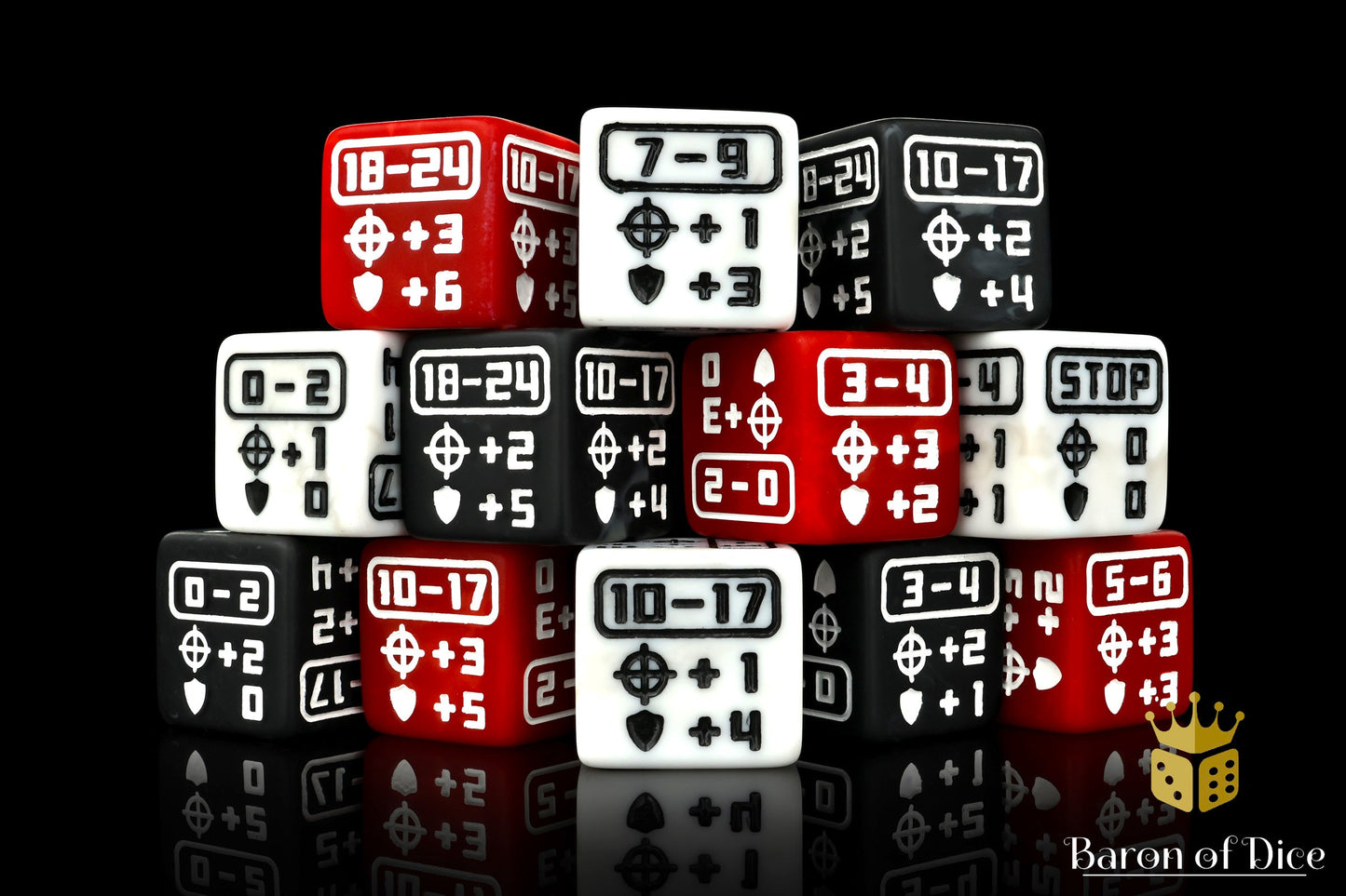 Movement Dice, Set