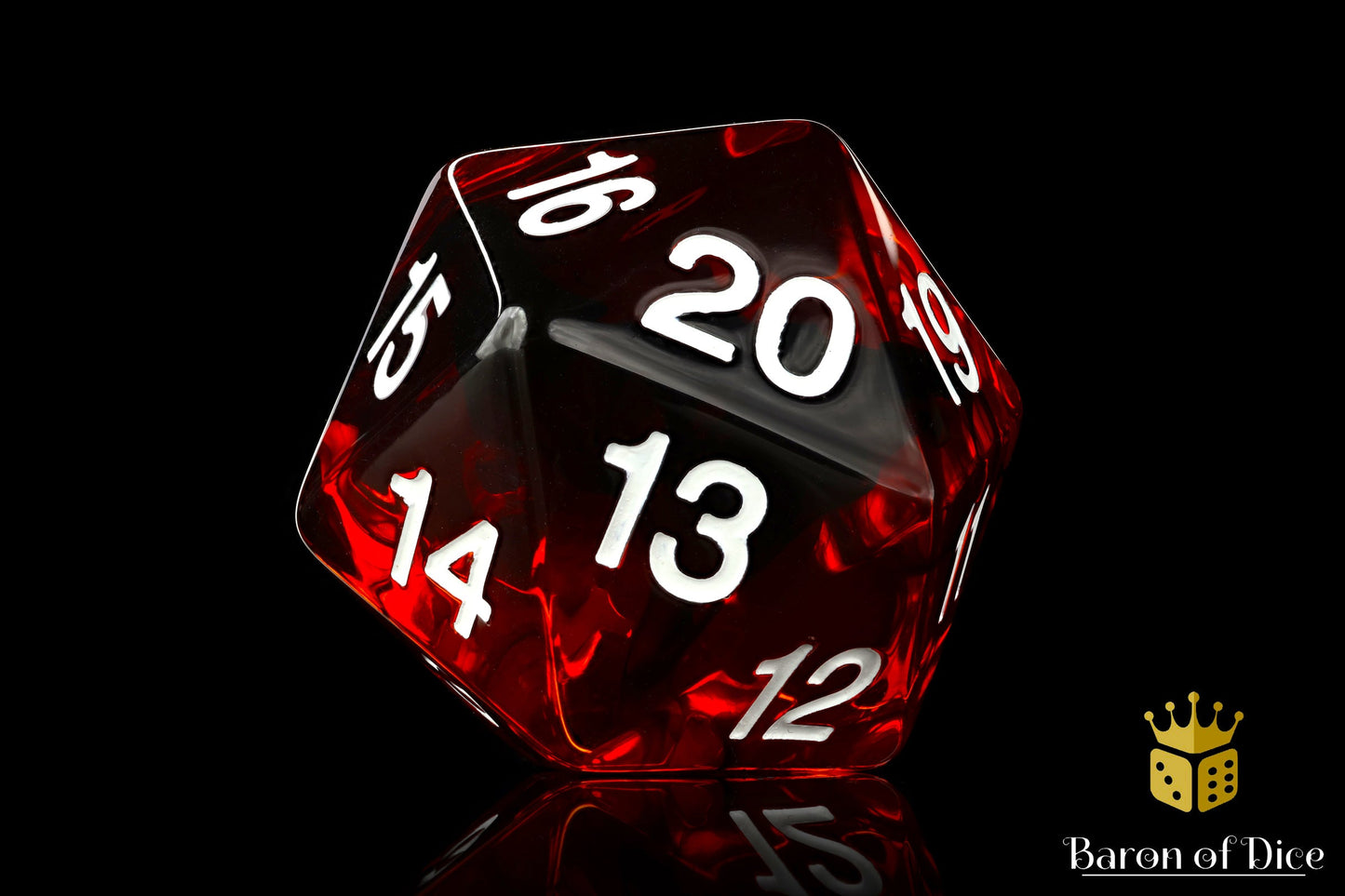 Big Ass D20 - Red Fire