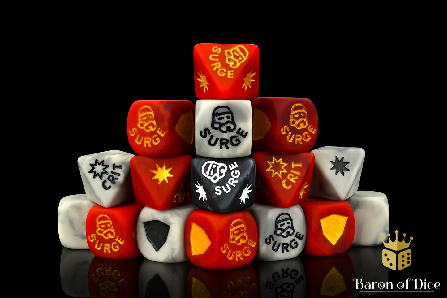 Matte Finish, Trooper, Dice Set