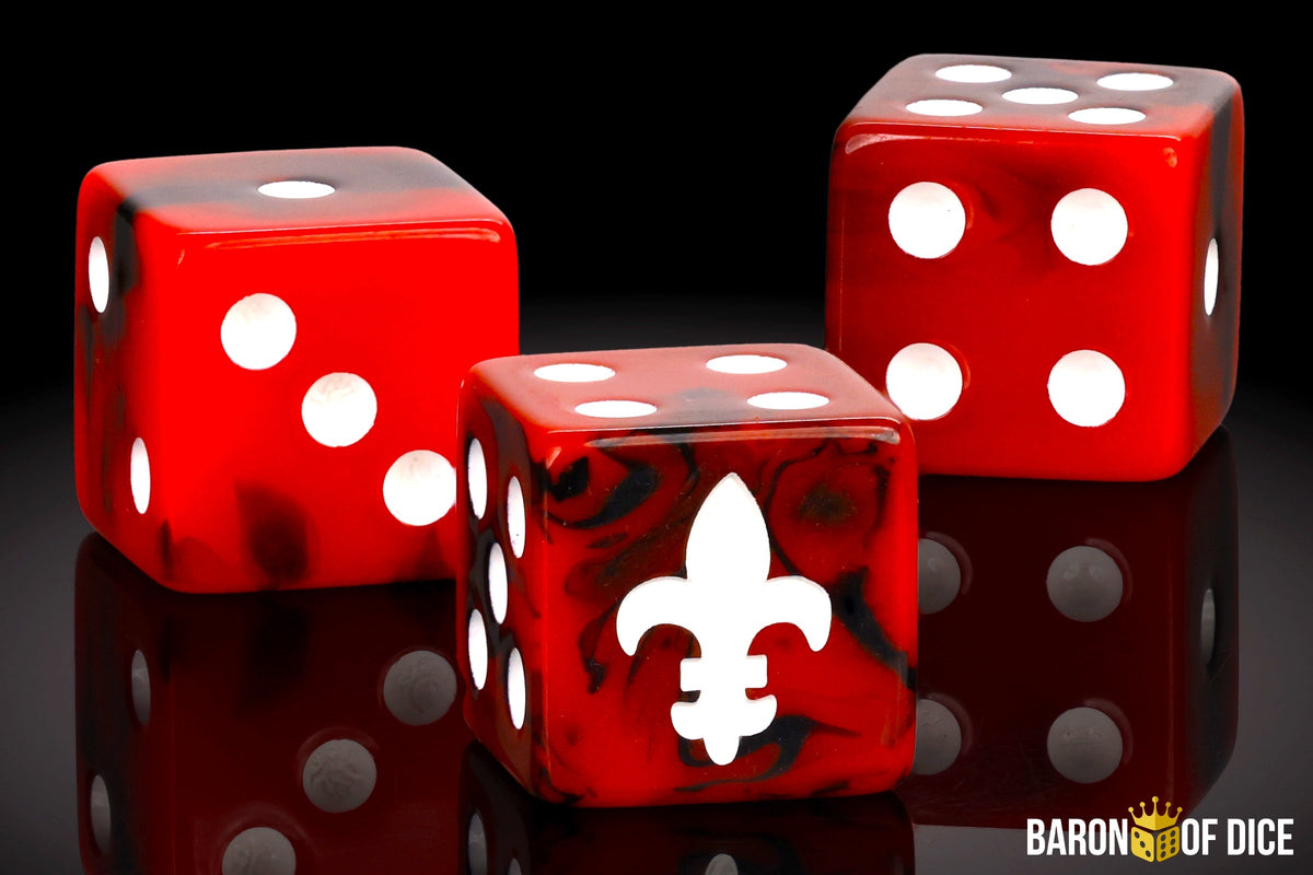 Fleur De Lis - Red
