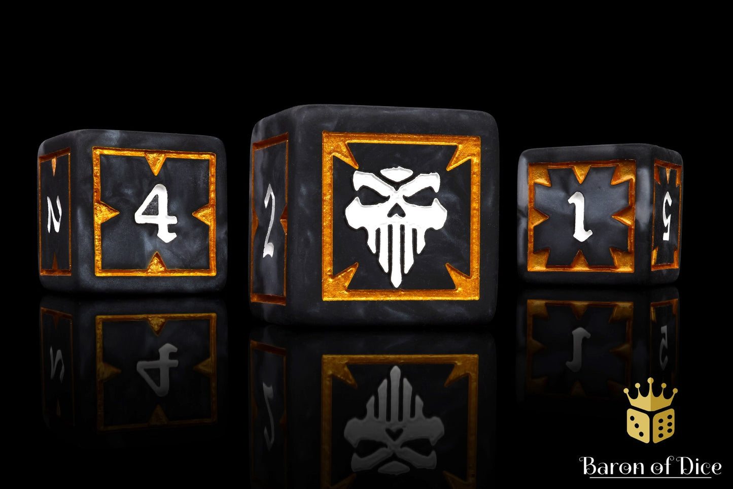 Official Bftbg, Black, 16Mm Dice