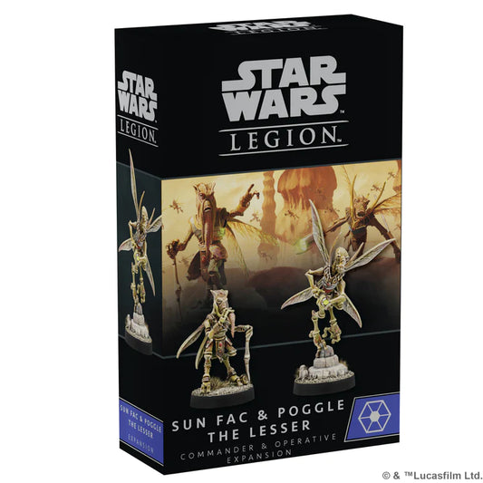 Star Wars: Legion - Sun Fac and Poggle the Lesser Operative and Commander Expansion Pre-Order comes out 01/19/2024