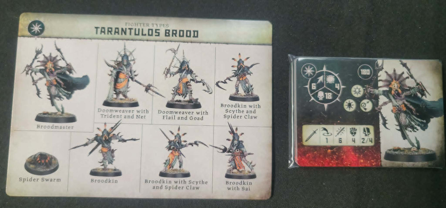 Preowned Tarantulos Brood (with data cards)