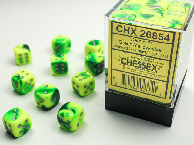 CHX26854 Gemini 36D6 Green-Yellow/Silver 12Mm