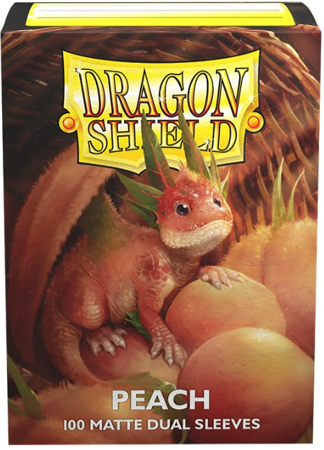 Dragon Shield Sleeves Dual Matte Peach