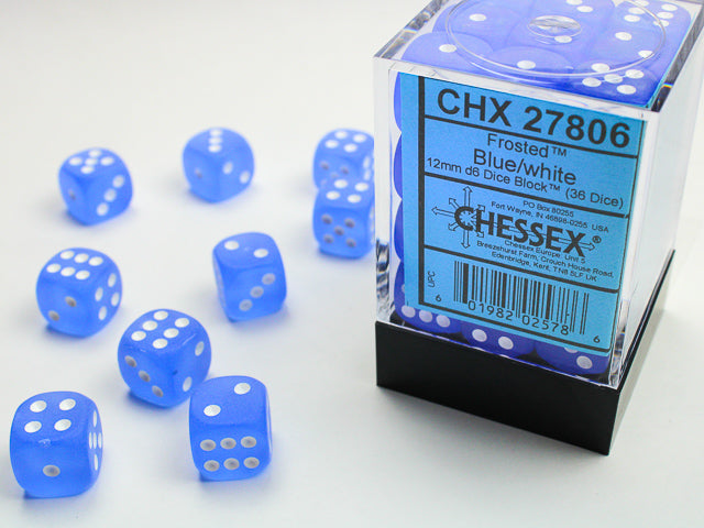 CHX27806 Frosted 36D6 Blue/White 12Mm