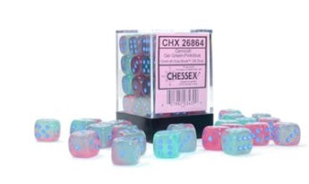 CHX26864 GEMINI 36D6 GEL GRN-PINK/BLUE LUMINARY 12MM