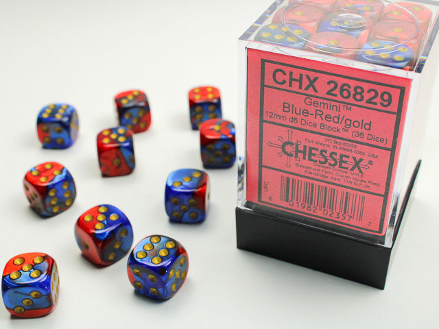 Gemini 36D6 Blue-Red/Gold 12Mm