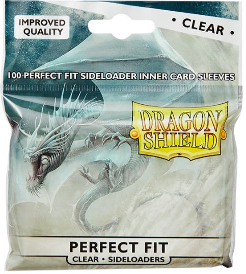 Dragon Shield Sleeves - Perfect Fit Sideloader (Clear)