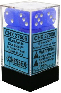 CHX27606 Frosted 12D6 Blue/White 16Mm