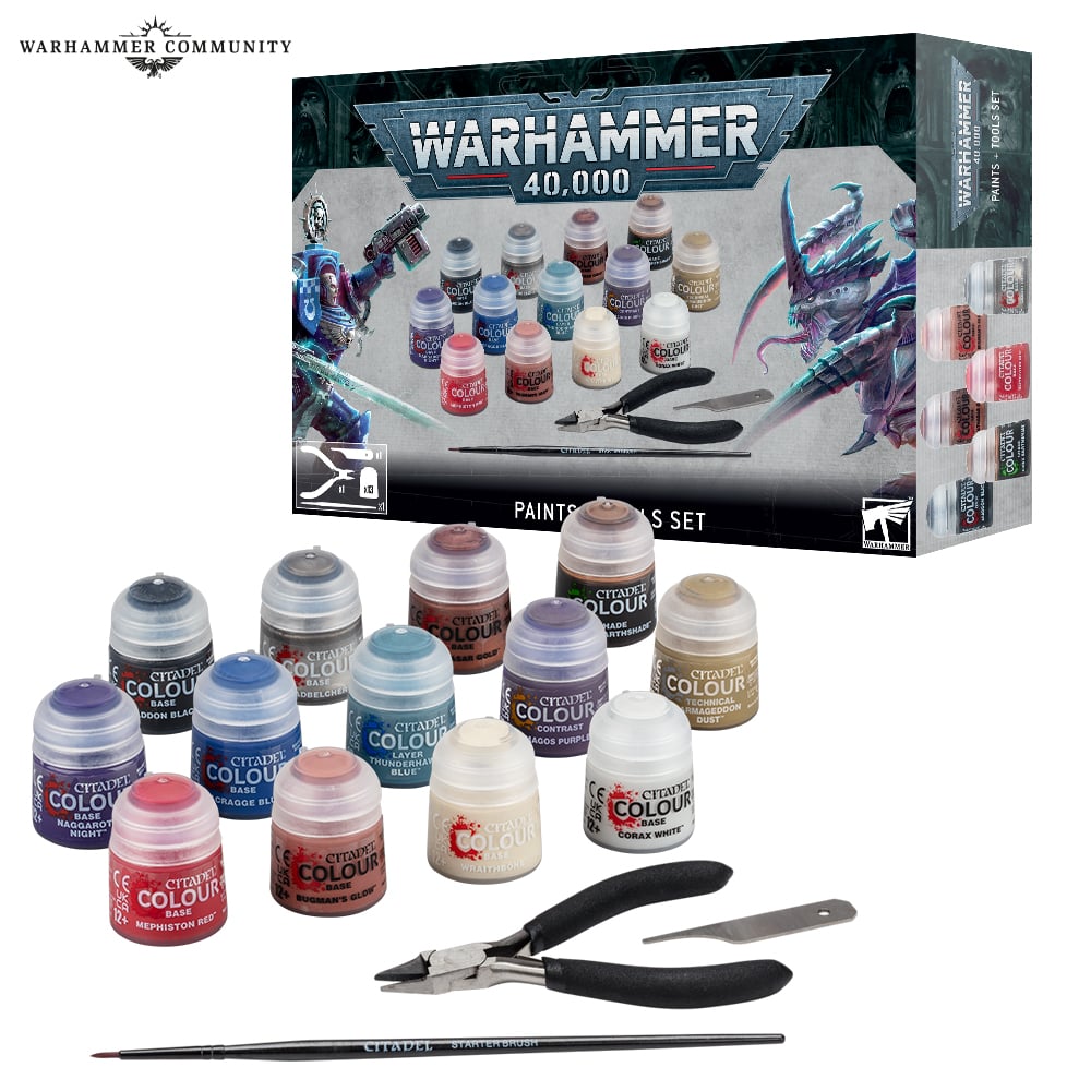 40K Paints + Tools