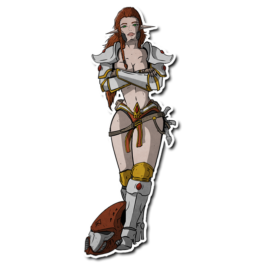 Premium Vinyl Stickers - Space Elves - Sexy