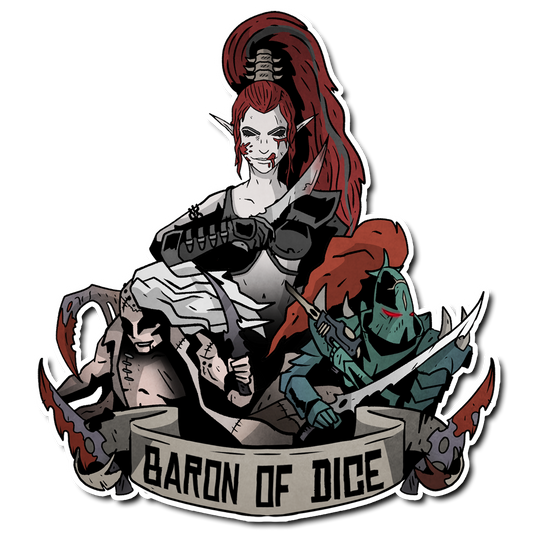 Premium Vinyl Stickers - Dreaded Ones - Triple Threat