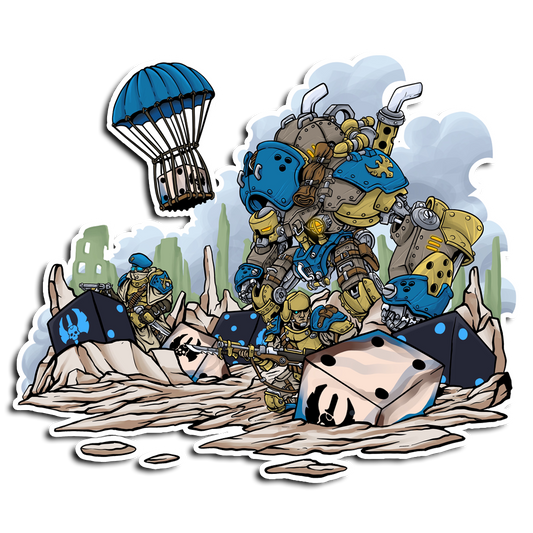 Premium Vinyl Stickers - Cygnar |  Gravediggers