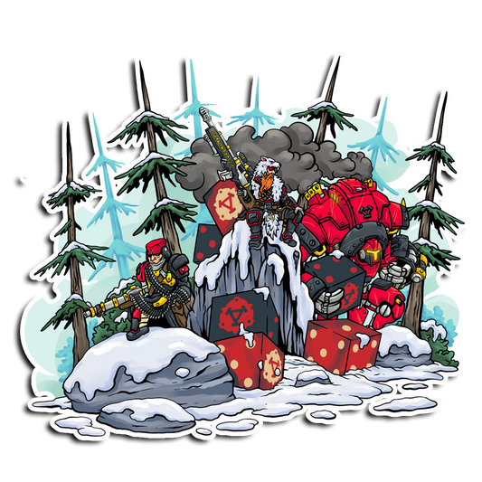 Premium Vinyl Stickers - Khador | Winter Korps