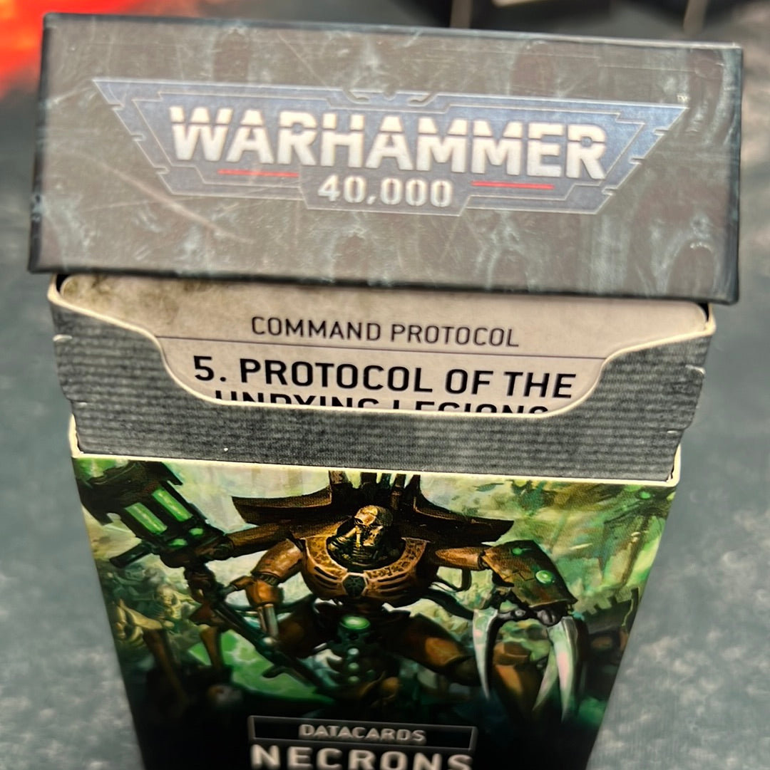 Datacards Necrons Used