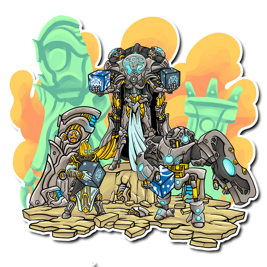 Premium Vinyl Stickers - Convergence