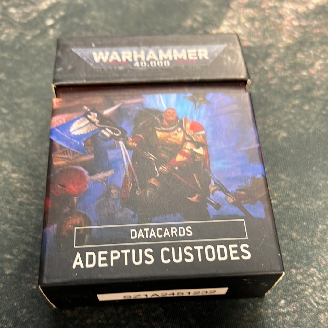 Datacards Adeptus Custodes Used