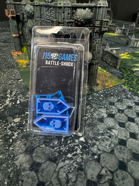 Battle Shock Tokens set of 10 (Blue)