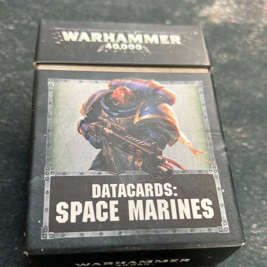 Datacards Space Marines used