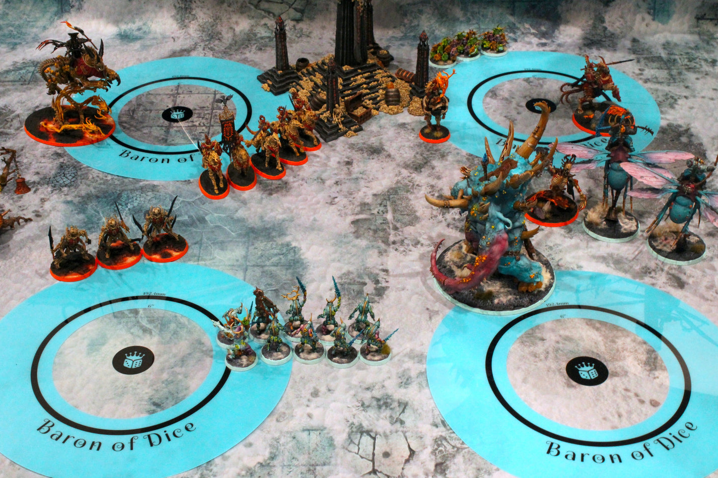 Objective Markers - Tabletop Compatible (Set of 8) Narrative