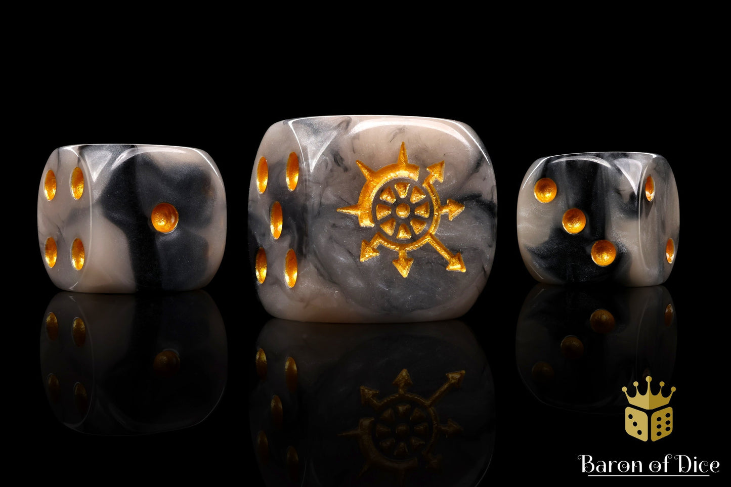 Cogs Of Chaos, Corrupted Steel, 16Mm Dice