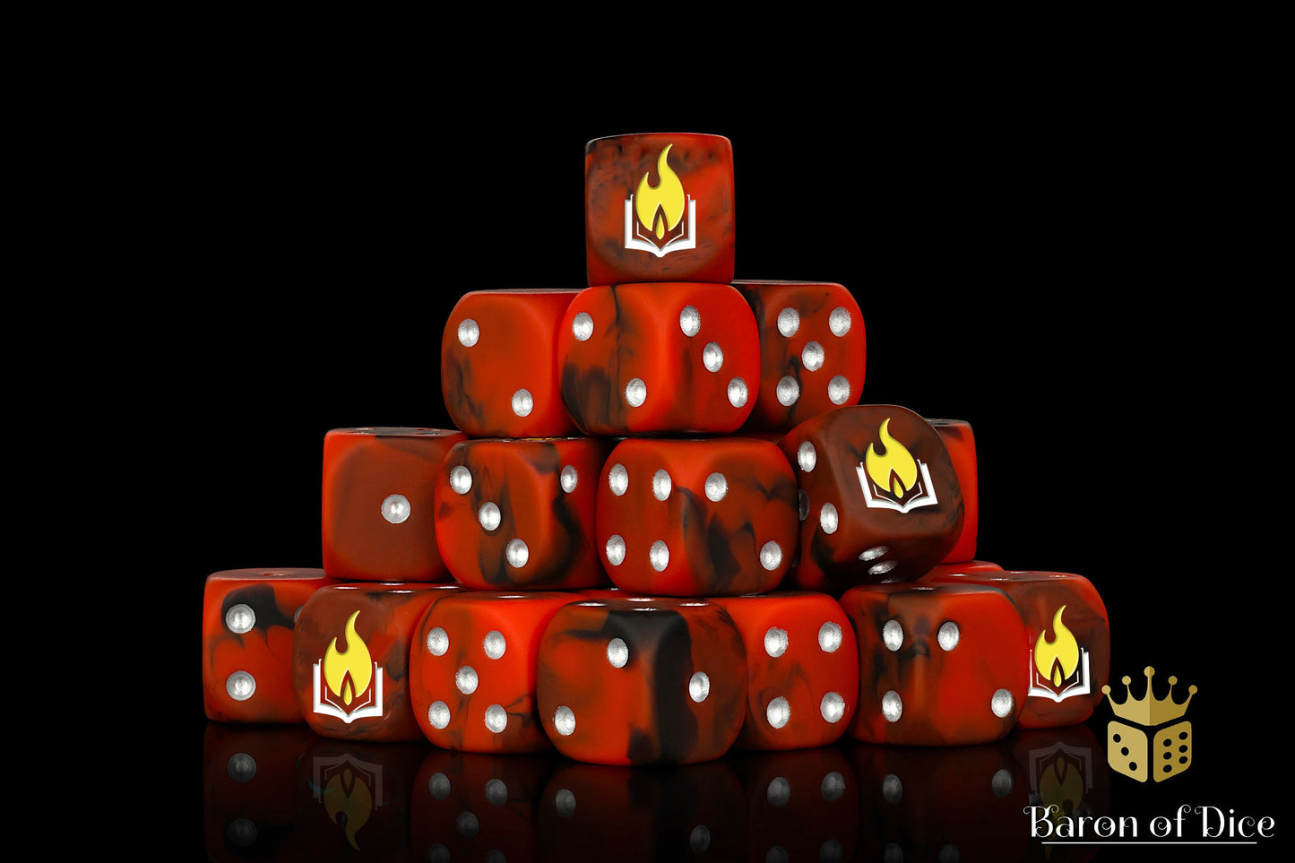 Scorched Book, 16Mm Dice