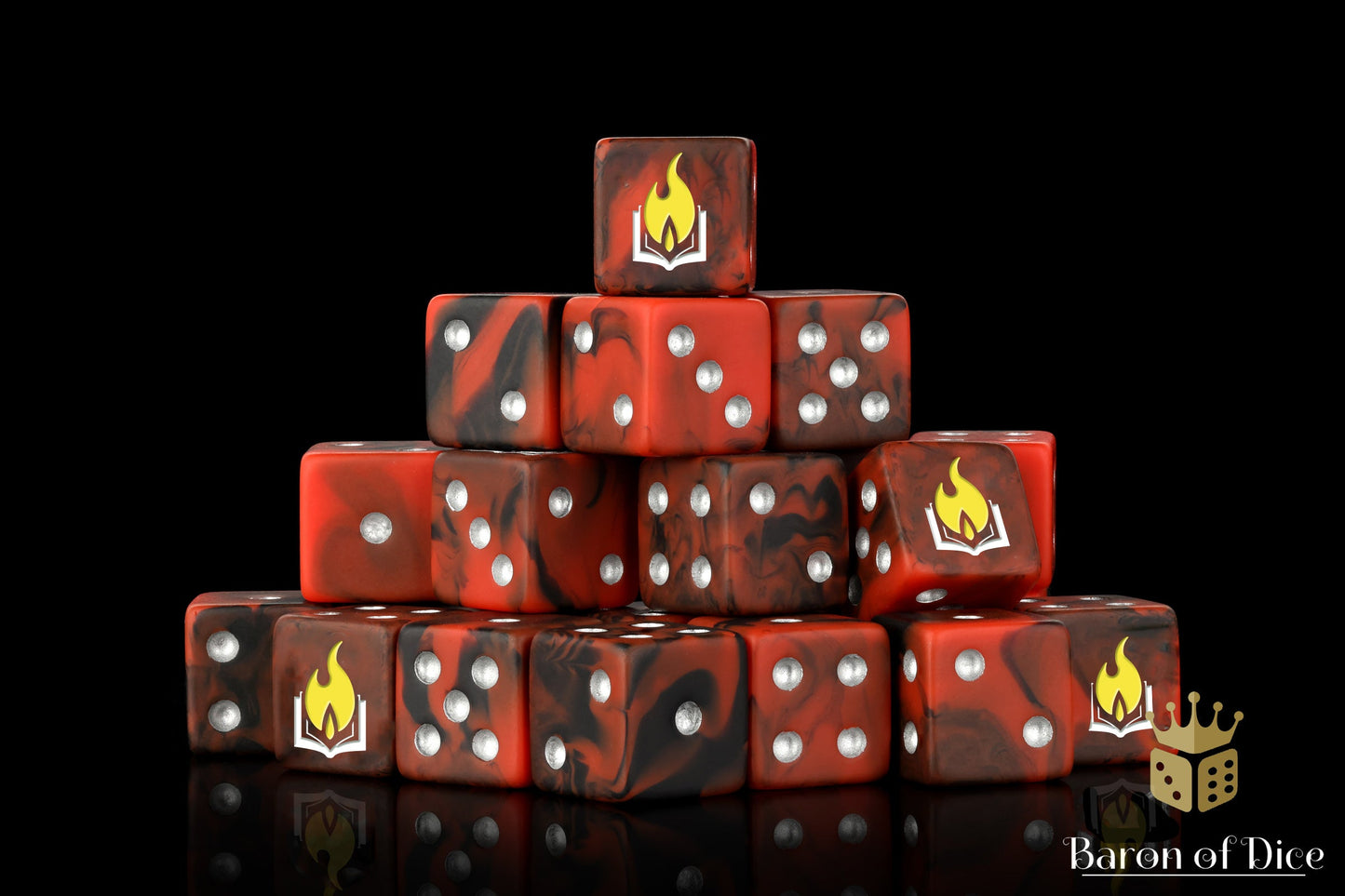 Scorched Book, 16Mm Dice