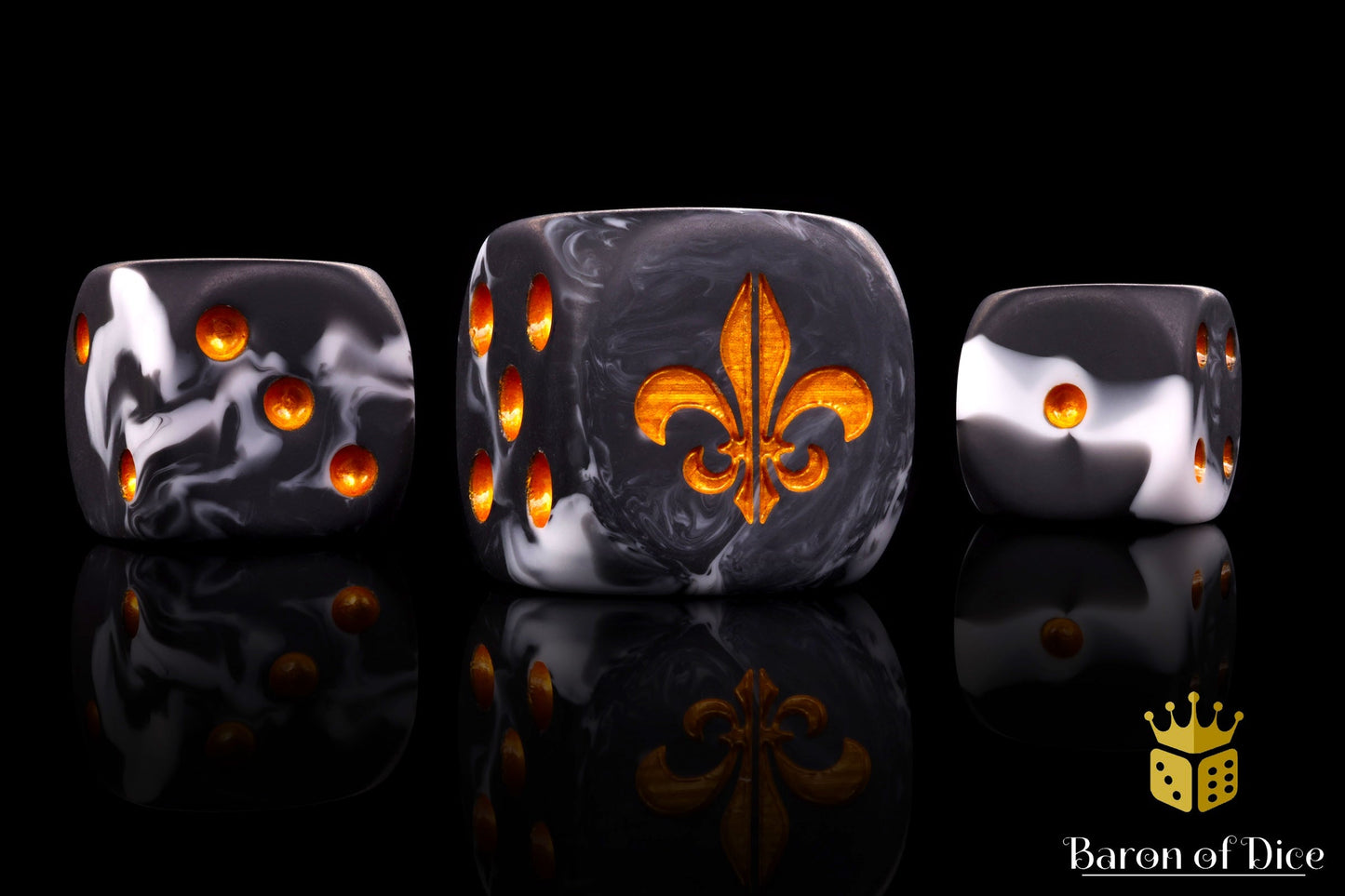 Fleur De Lis, Heritage, Dice
