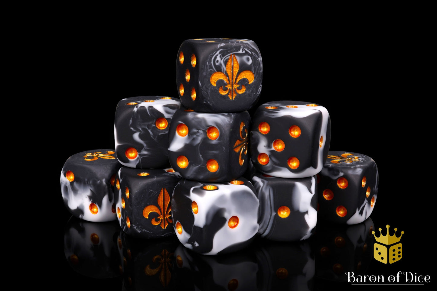 Fleur De Lis, Heritage, Dice