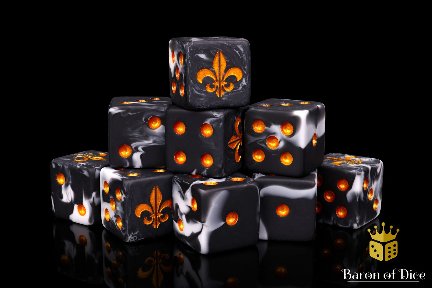 Fleur De Lis, Heritage, Dice