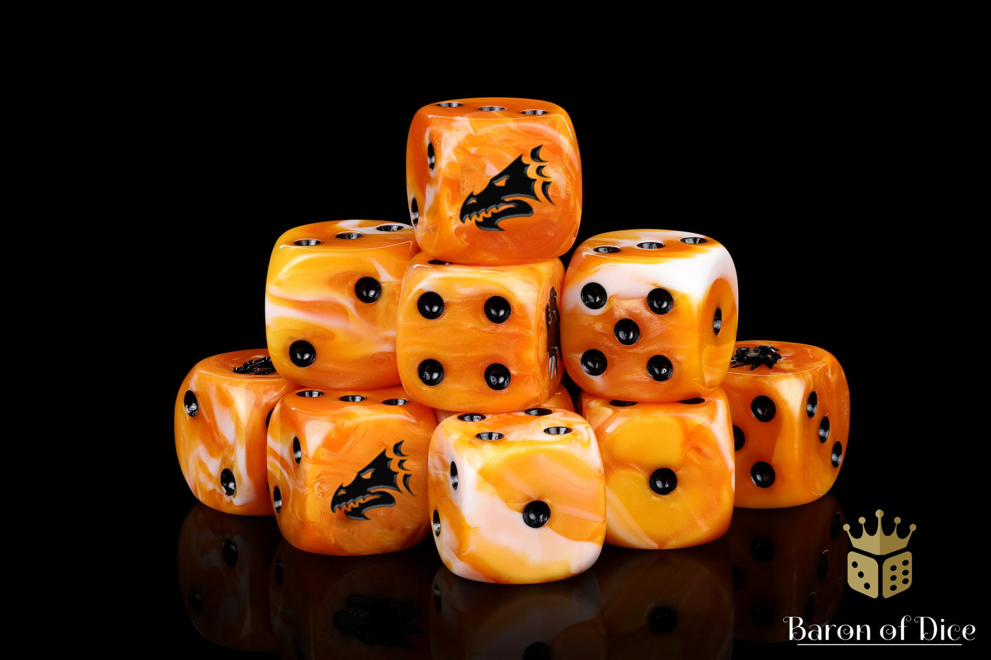 Fire Drake 16Mm Dice