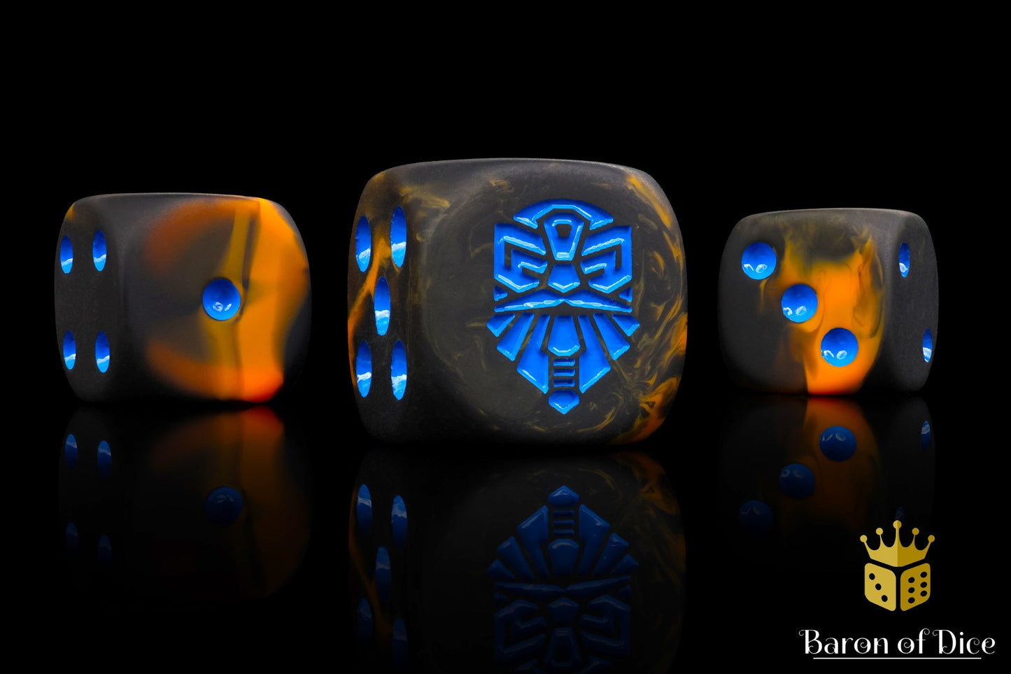 Molten Lava, 16Mm Dice