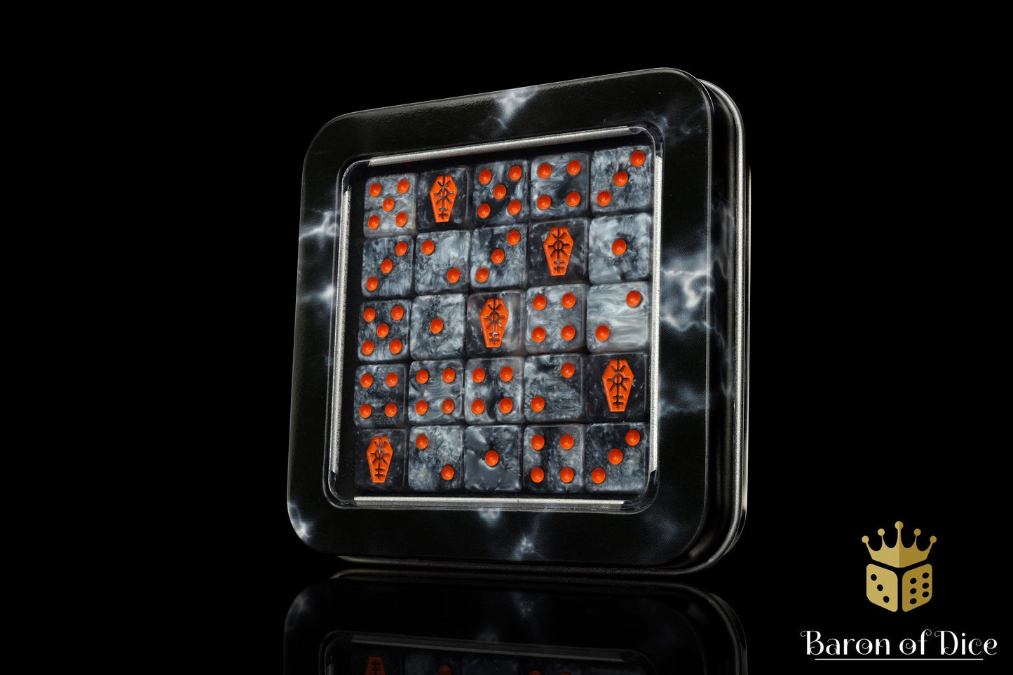 Day Of The Dead, Orange Coffin Dice