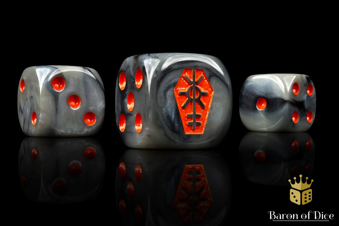 Day Of The Dead, Orange Coffin Dice