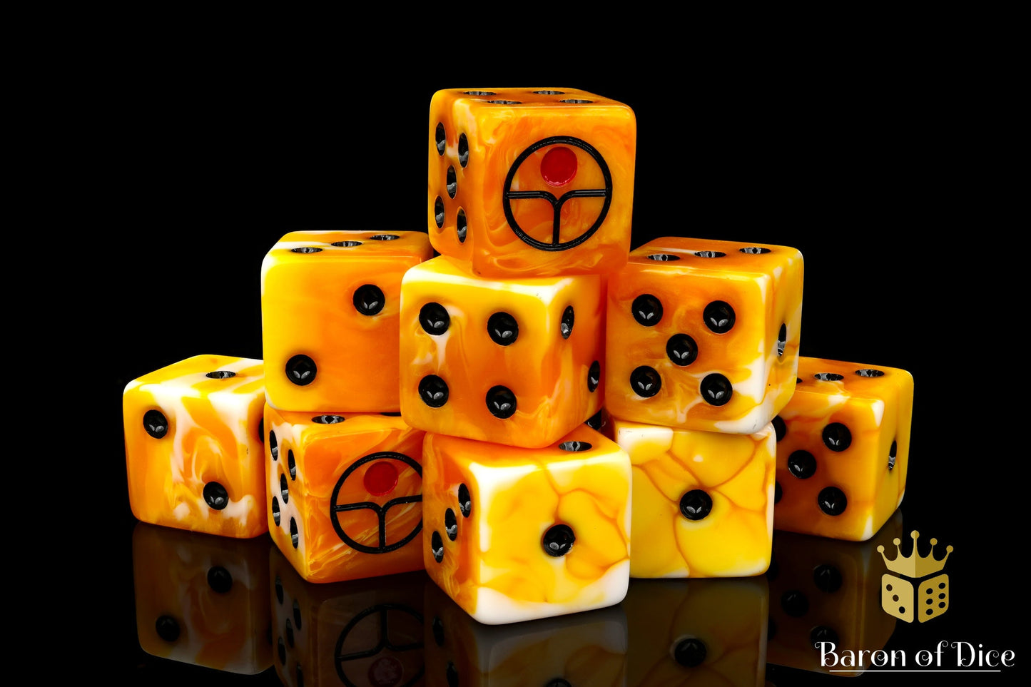 Universal Peace, Ochre, 16Mm Dice