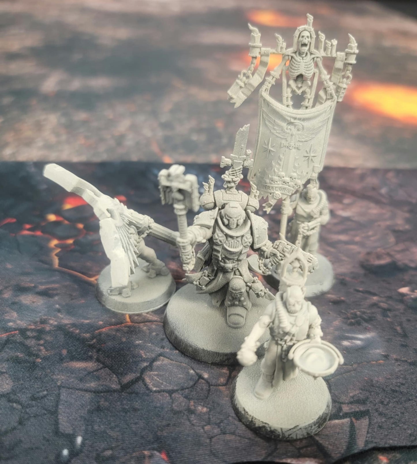 Chaplain Grimaldus & Retinue Pre-Owned