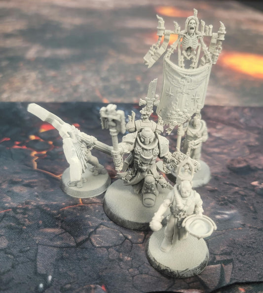 Chaplain Grimaldus & Retinue Pre-Owned