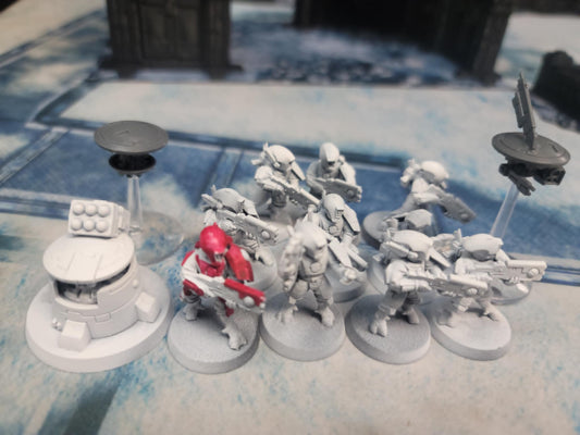 Tau Fire Warrior Breacher Team Pre-Owned