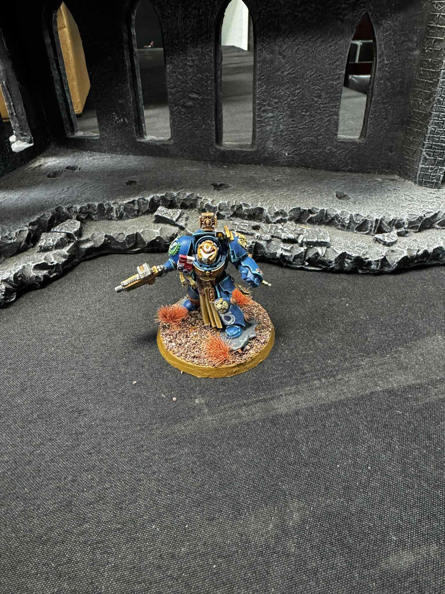 Captain In Terminator Armour BLUE Pre-Owned