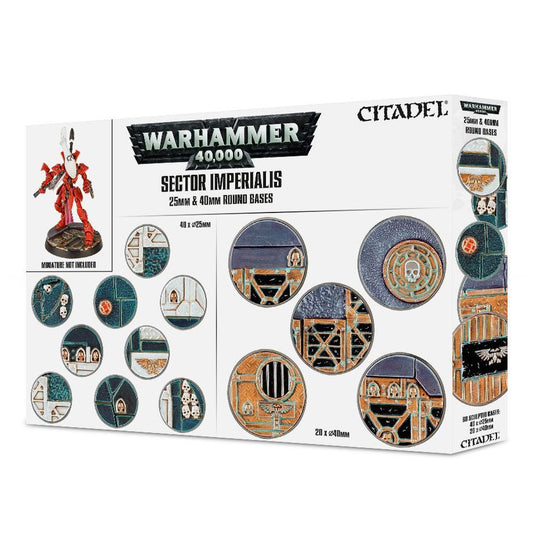 SECTOR IMPERIALIS 25 & 40MM ROUND BASES