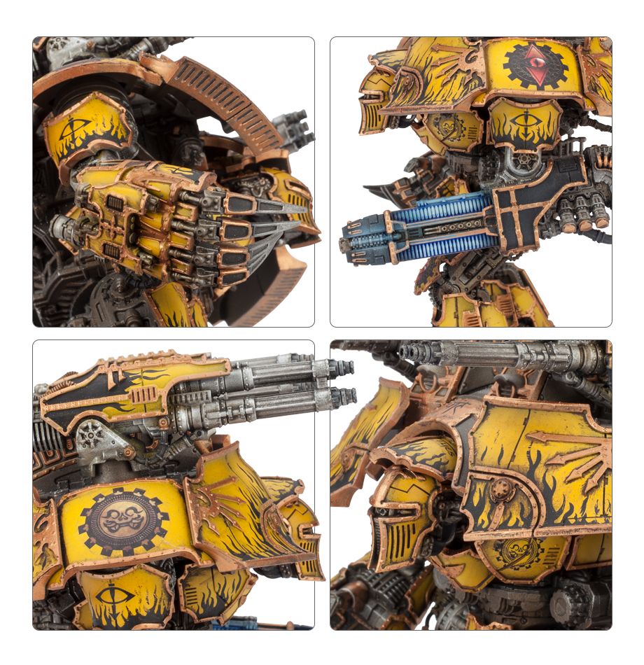 Warlord Titan Weapons: Plasma Annihilators, Laser Blasters And Power Claw