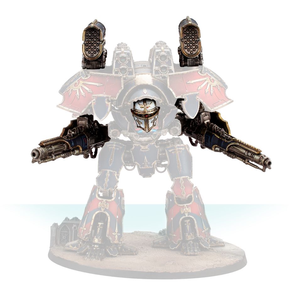 Warlord Titan Weapons Volcano Cannons And Apocalypse Missile Launcher Warlord Titan Weapons Volcano Cannons And Apocalypse Missile Launcher