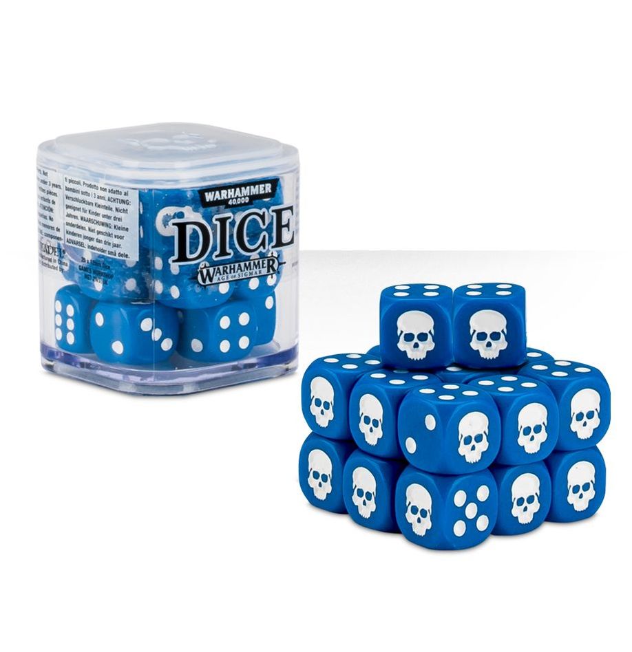 Warhammer Dice Cube - Blue