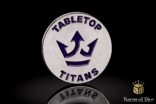 40mm Baron's Coin™ | Tabletop Titans | White