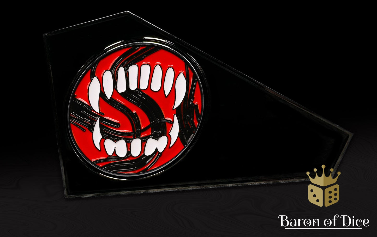 3" Metal Combat Gauge | Bloody Bite | Baron Coin™ Compatible